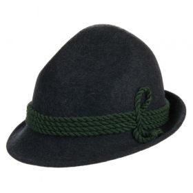 PREMIUM | Cappello arrotolabile in feltro di lana con cordino