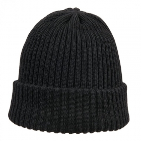 HUTTER | Cappello in maglia premium con risvolto in 100% lana merino