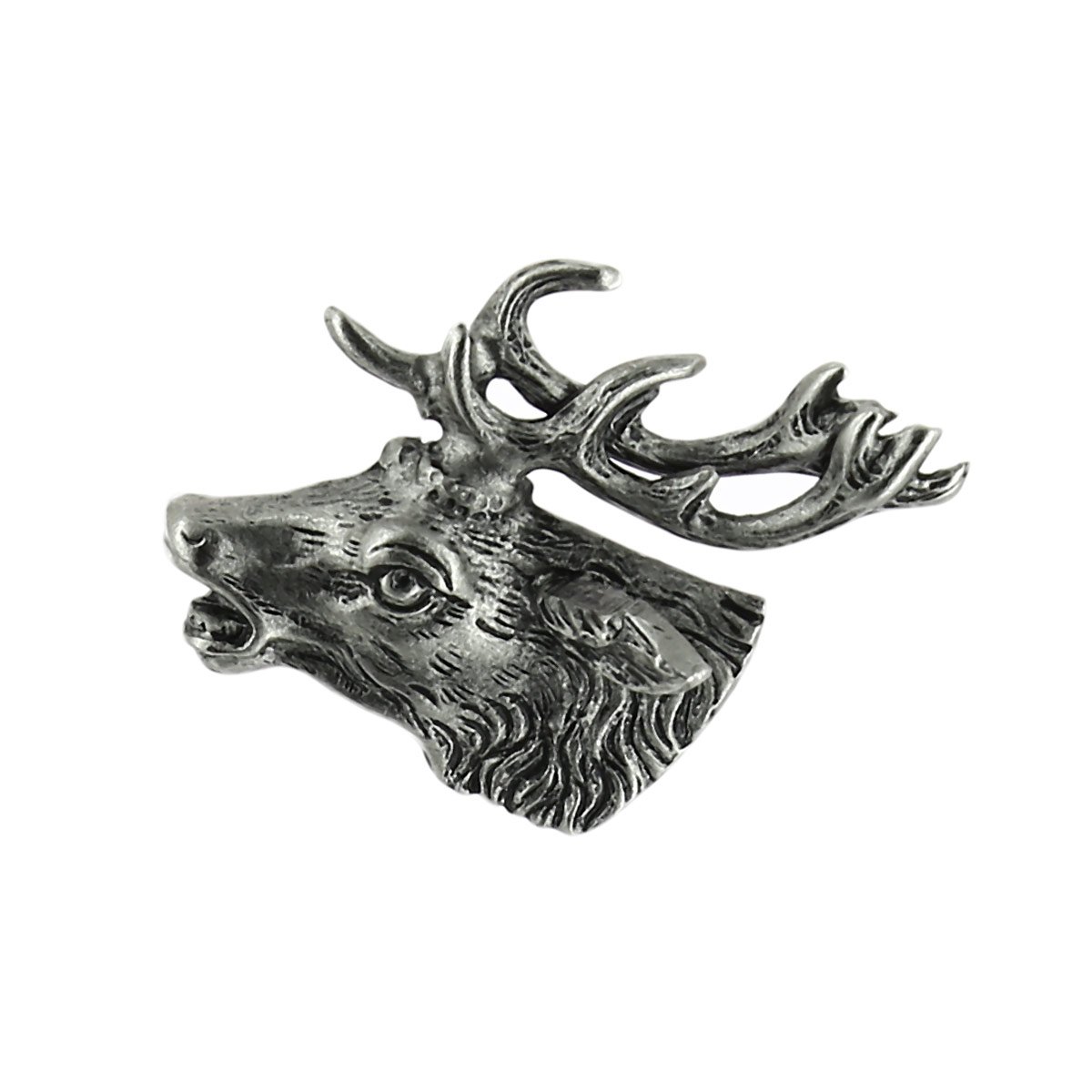 Hookit Corna Di Cervo - Clip Per Cappello, Spilla Unisex In Peltro - Fatto A Mano USA