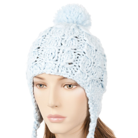 berretto peruviano con pompon