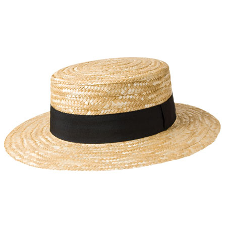 cappello di paglia tipo gondoliere