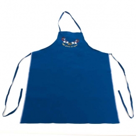 Grembiule blu con il motivo "Oggi giorno di riposo".