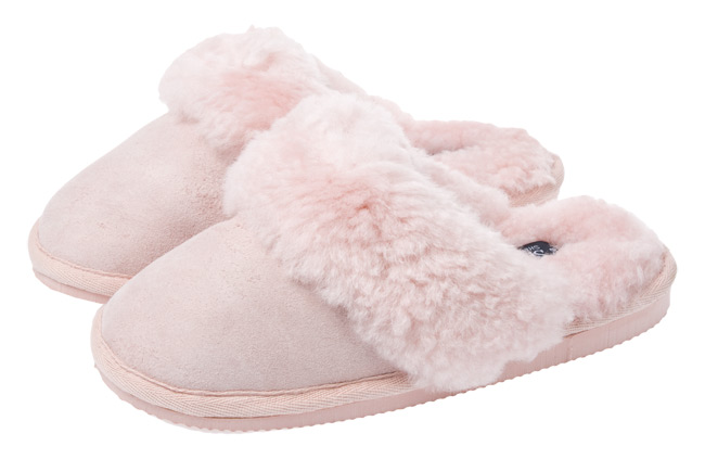 Slippers Ciabatte Rosa Pelo Pantofole Donna Puma Pantofole Con