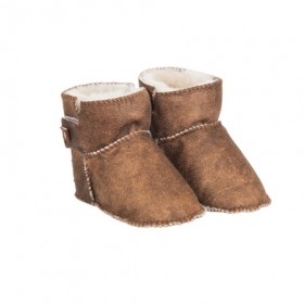 Pantofole da bambino imbottite con lana di montone