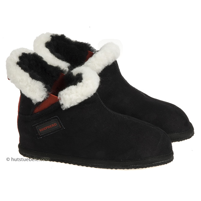 Pantofole CHRISTEL In Morbida Pelliccia Di Agnello Per Donna E Uomo, Comode Con Chiusura Velcro