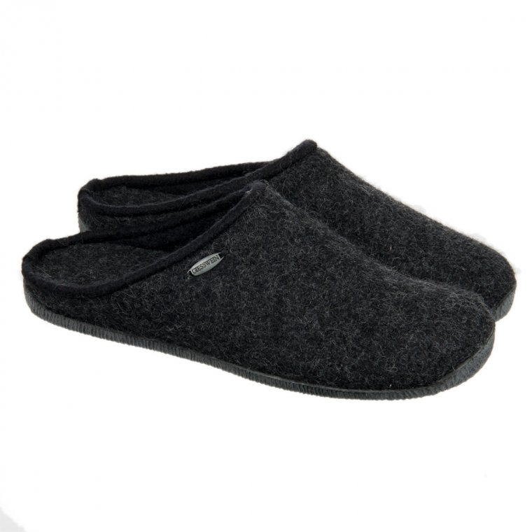 GIESSWEIN Woolpops - Pantofole unisex in feltro, con suola in goa