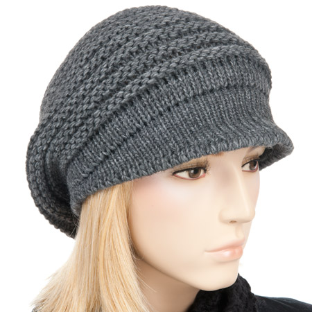 Berretto In Lana Grossa Lavorato A Mano, Cappello - Foto 10