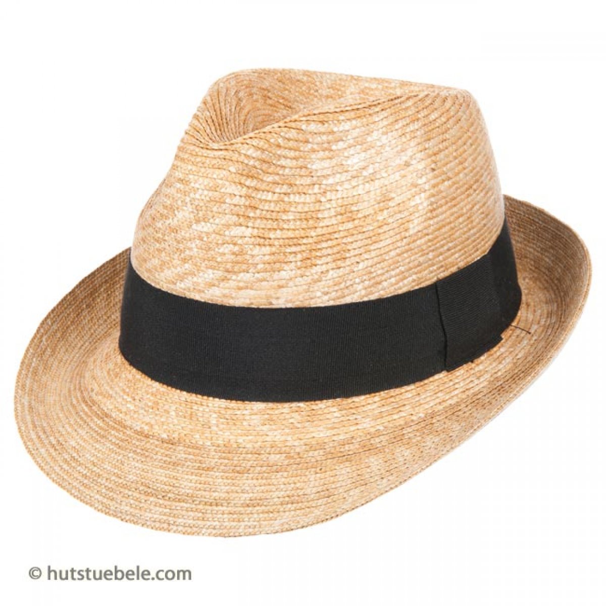Cappello in paglia naturale modello alpino misure 56-58-60