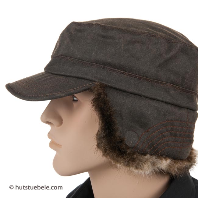 Cappello invernale con visiera STETSON con pelliccia