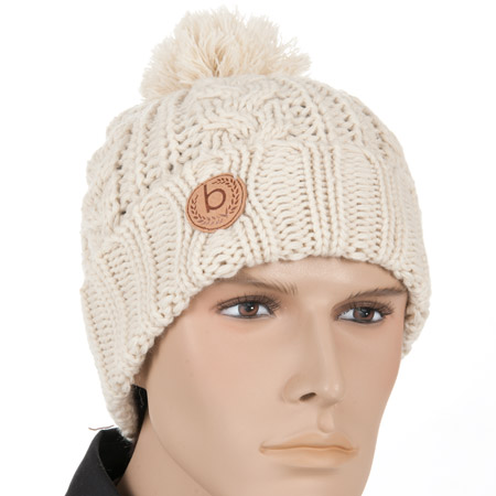 Bugatti - cappello invernale da uomo con un bel modello lavorato a maglia