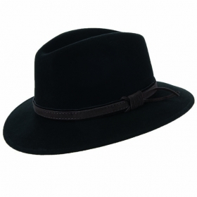 HUTTER | Cappello sportivo da uomo realizzato in feltro di lana 100% con bordo in nastro