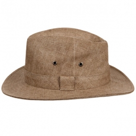 HUTTER | cappello uomo traveller in puro lino