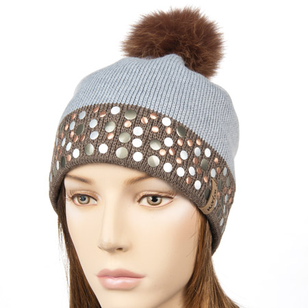 HEYO HCU007 Berretto Invernale Unisex Con Pompon – Foderato In Pile E Morbido – Motivo A Treccia - 4