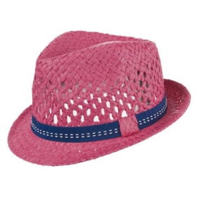 cappello Trilby per bambini in carta paglia 