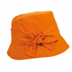 cappello in tessuto in tinta unita