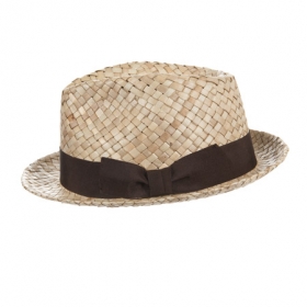 cappello trilby Sunny con guarnizione nastro tessuto firmato Hutter
