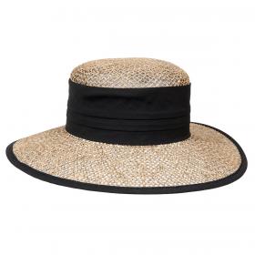 SEEBEGER | cappello a tesa larga di paglia naturale