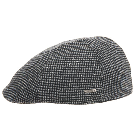 Berretto piatto scozzese vintage / cappello da uomo in tartan