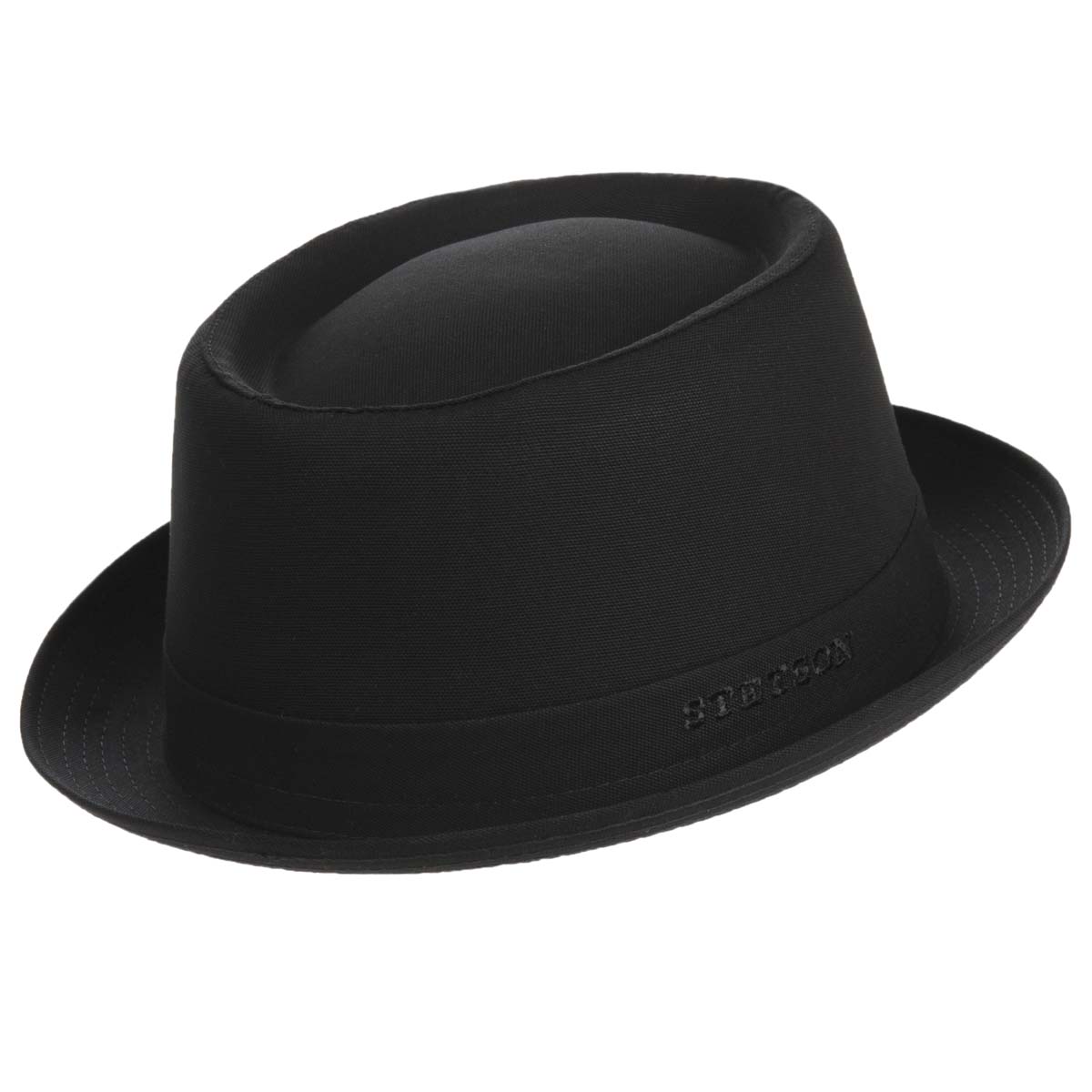 Cappello Stetson Pork Pie Cotone - Made In Italy - Unisex - Falda 4cm - Corona 10cm - Foto 4