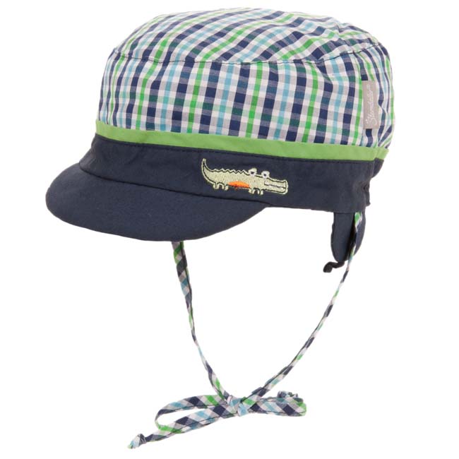 Sterntaler Berretto Reversibile Neonato E Bimbo Con Protezione Collo - Morbido Cotone, Taglie Da 0 A 4 Anni