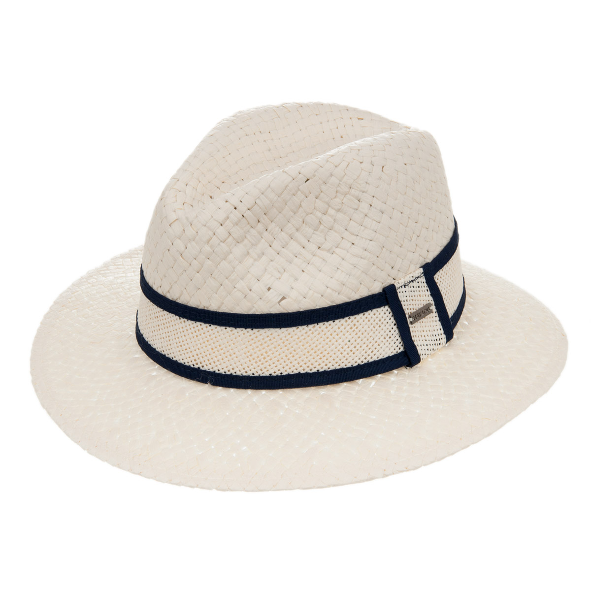 Cappello In Paglia Di Carta LOEVENICH – Fedora Estivo Con Tesa Bicolore, Leggero E Perfetto Per La Spiaggia