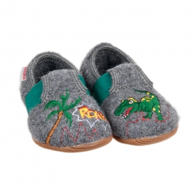 GIESSWEIN | pantofole da ragazzo modello Steinwiesen Slim Fit in lana vergine