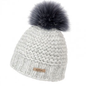 berretto con pompon Helene firmato NORTON 