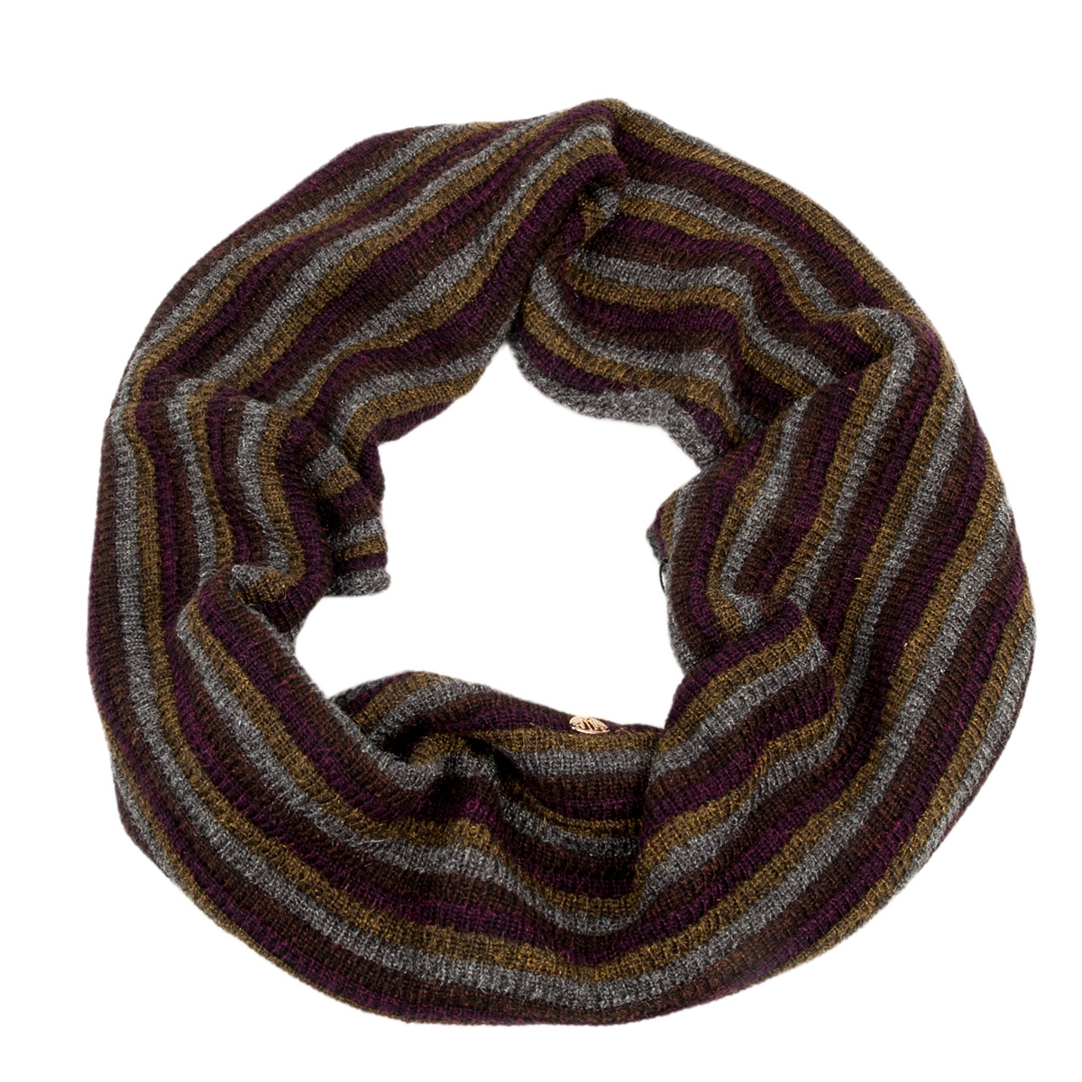 Sciarpa Tubolare A Righe In Cotone Biologico - Unisex Per Uso Quotidiano - Foto 12