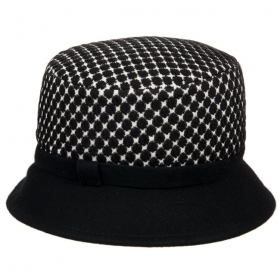 cappello da donna flupper con decorazione a puntini