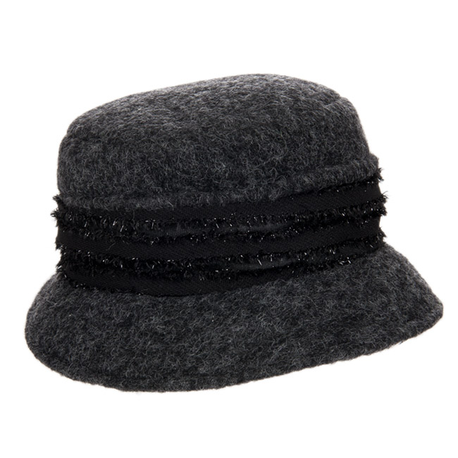 Neverless Berretto Invernale Donna Con Pompon – Fodera In Pile E Pelliccia Sintetica – Maglia Grossa Grigio Scuro/Bianco – Taglia Unica 50-59 Cm - 2