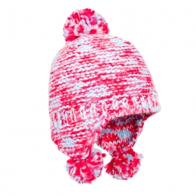 berretto beanie con orecchie e foderato firmato MAXIMO