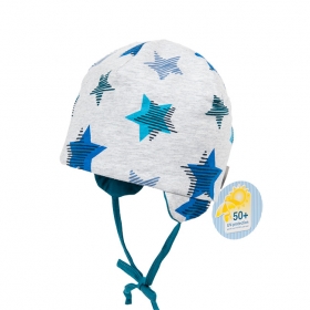 STERNTALER | berretto reversibile da legare con orecchie e UV50+
