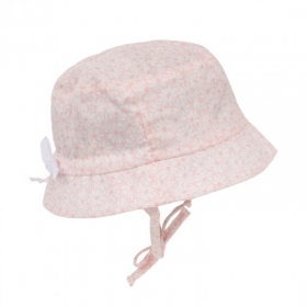 STERNTALER | cappellino tessuto bimba con paraorecchie e laccetti