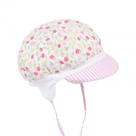 STERNTALER | Cappello a scudo per neonati con copriorecchie e nastro da annodare