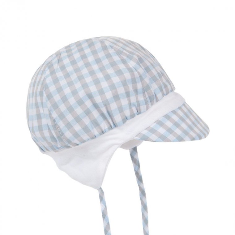 Sterntaler Cappello da sole con fiocco bianco taglia 49 (49