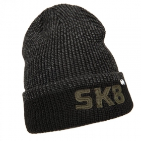 FASHION | CUFFIA lana maglia MOULINE PATCH SK8