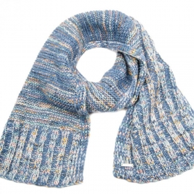 SEEBERGER | sciarpa lana maglia multicolor structure