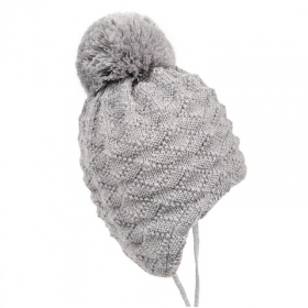 MAXIMO | cuffia lana con pompon e lacci 95575-267173
