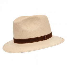 BORSALINO | Traveller Panama Quito cinta in pelle