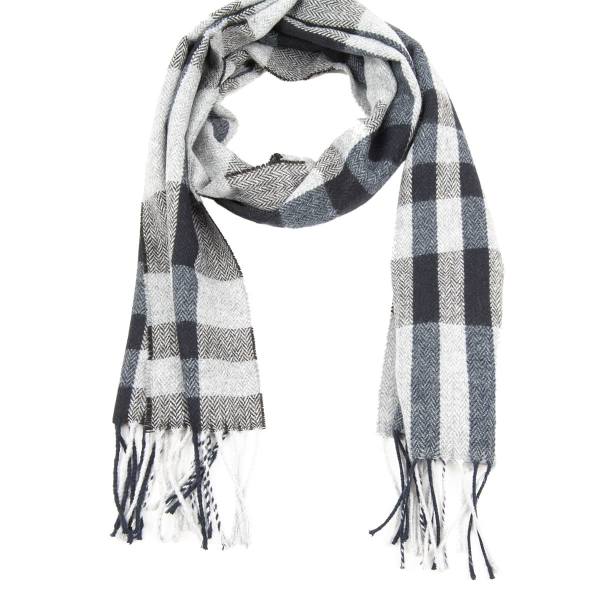 Elegante sciarpa in lana mista per uomo e donna