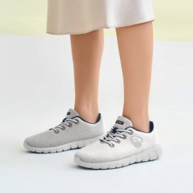 GIESSWEIN | Merino Runners Donna Grigio Argento