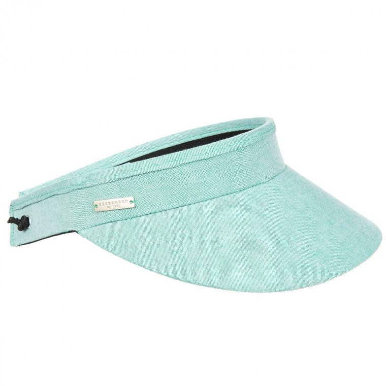 Visiera Da Sole In Vera Pelle Di Agnello Per Donna – Sport, Corsa, Spiaggia