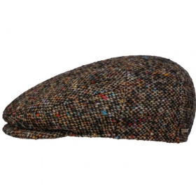 STETSON | Driver Cap Cappello piatto in lana Donegal