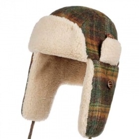 STETSON | Bomber Cap Wool Check
