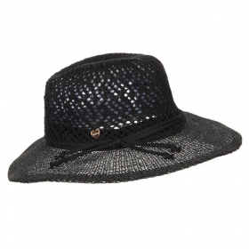 FASHION | Cappello Fedora da donna con testina in maglia di cotone
