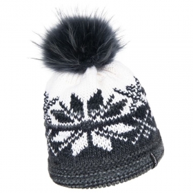 McBEANIE | Cappello di lana con pompon di volpe