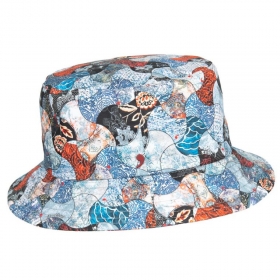 ALFONSO D\'ESTE | Cappello da pesca da donna in cotone con disegno