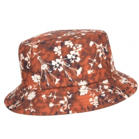 ALFONSO D\'ESTE | Cappello a secchiello unisex in 100% cotone con motivo floreale