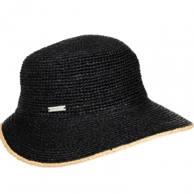 SEEBERGER | Incantevole cappello da donna realizzato all\'uncinetto con paglia accartocciata