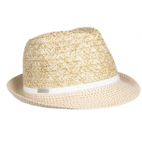 SEEBERGER | Cappello estivo Trilby da donna misto cartapesta